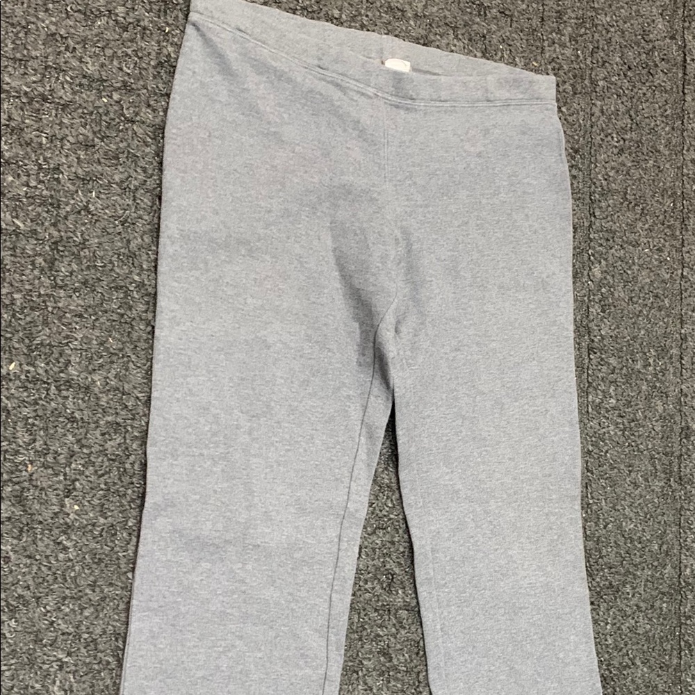 Gray stretch pants